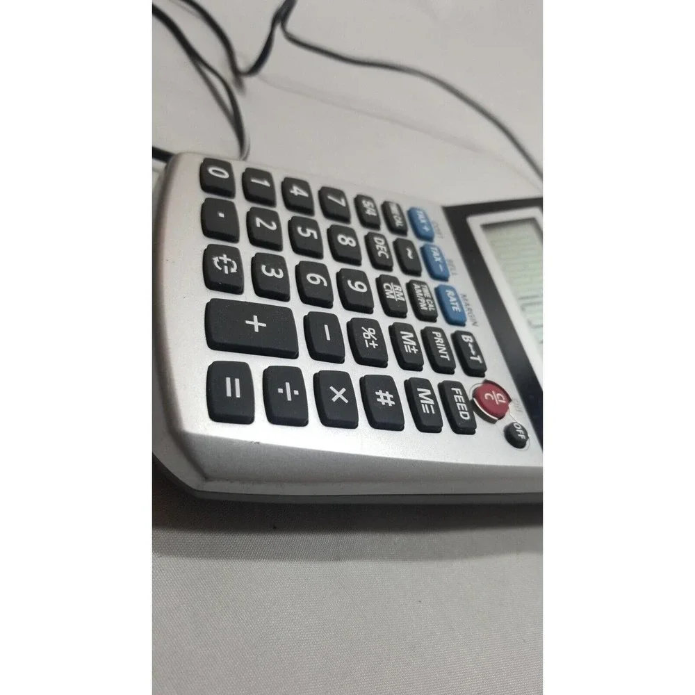 Canon Palm Printer P1-DH V 12 Digit Receipt Printing Calculator Tested and Works